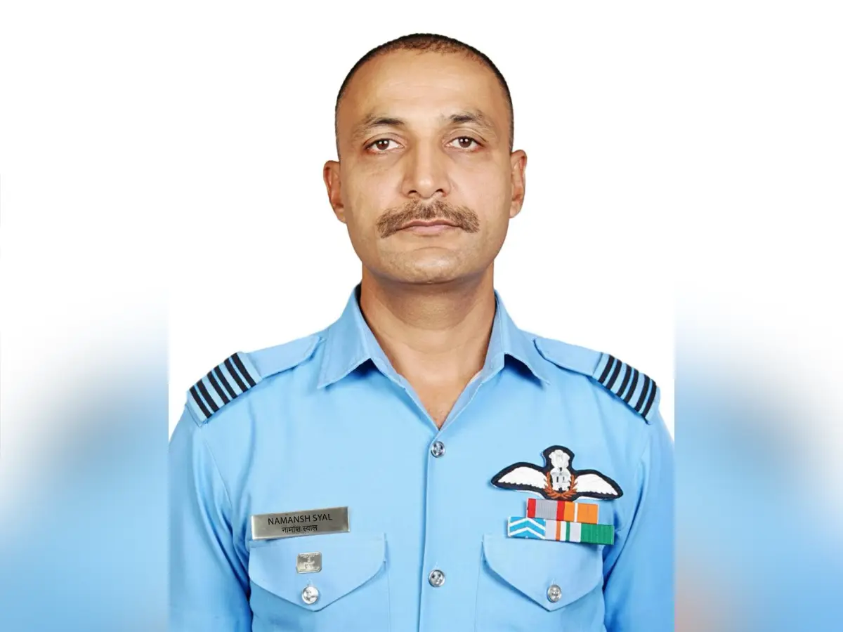 Who was Wing Commander Namansh Syal?
