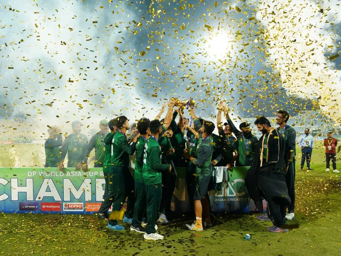 Asia Cup Rising Star: Pakistan Shaheens celebrate with trophy as India's wait continues for silverware Asia Cup Rising Star: Pakistan Shaheens celebrate with trophy as India's wait continues for silverware