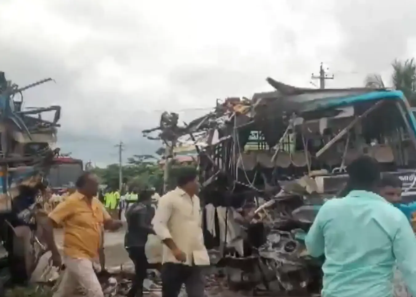 At least 6 died, 30 injured in head-on collision between two buses in Tamil Nadu’s Tenkasi