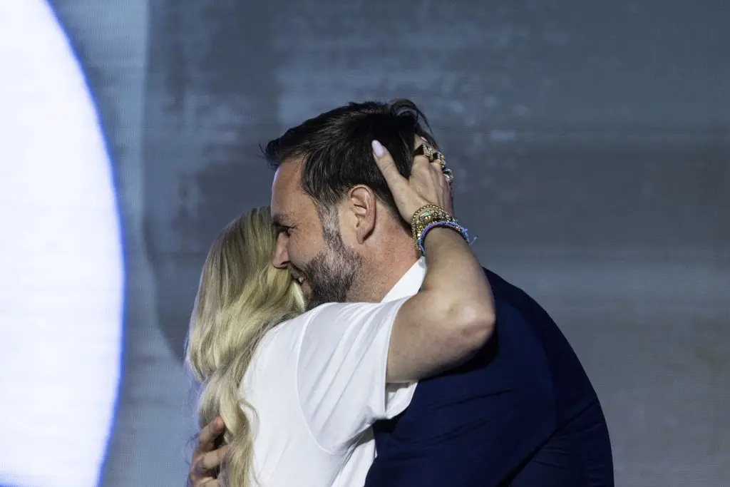 'My love language is touch': Erika Kirk on controversial hug with JD Vance amid his divorce rumours