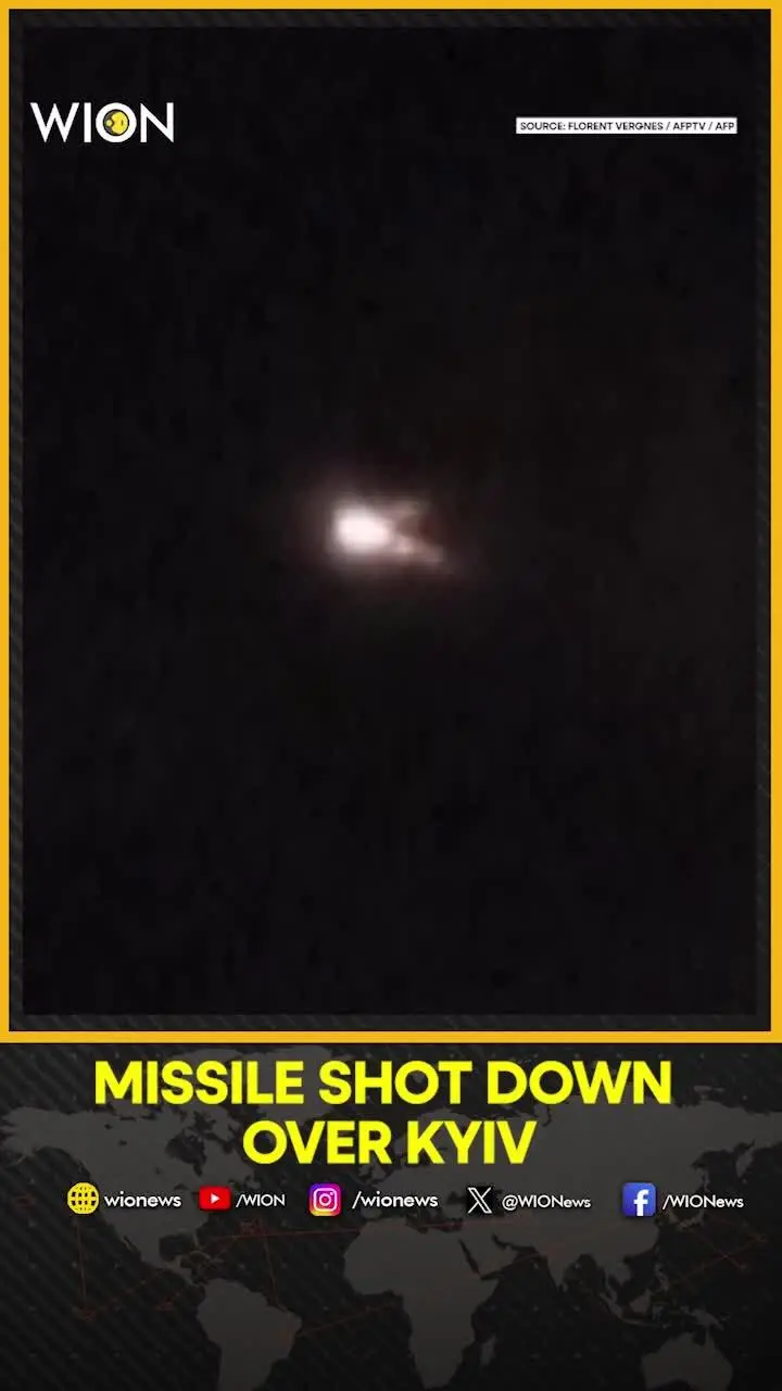 Russia-Ukraine War: Ukrainian Air Defence Shoots Down Missile Over Kyiv | WION Shorts