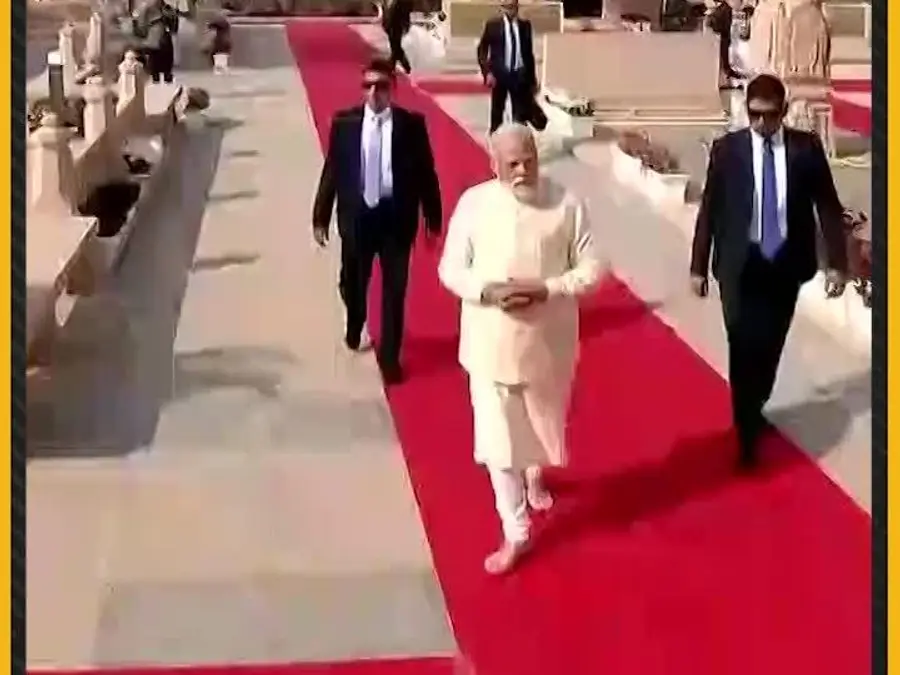 Ayodhya Dhwajarohan: PM Modi Visits Saptmandir Ahead of Ayodhya Dhwajarohan Ceremony