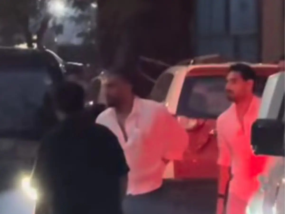 Suniel Shetty with Ahan Shetty