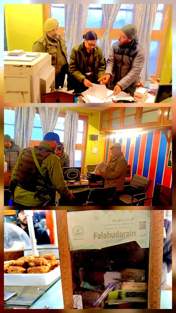 Baramulla police crack down on two local organisations over unlawful activities and financial irregularities