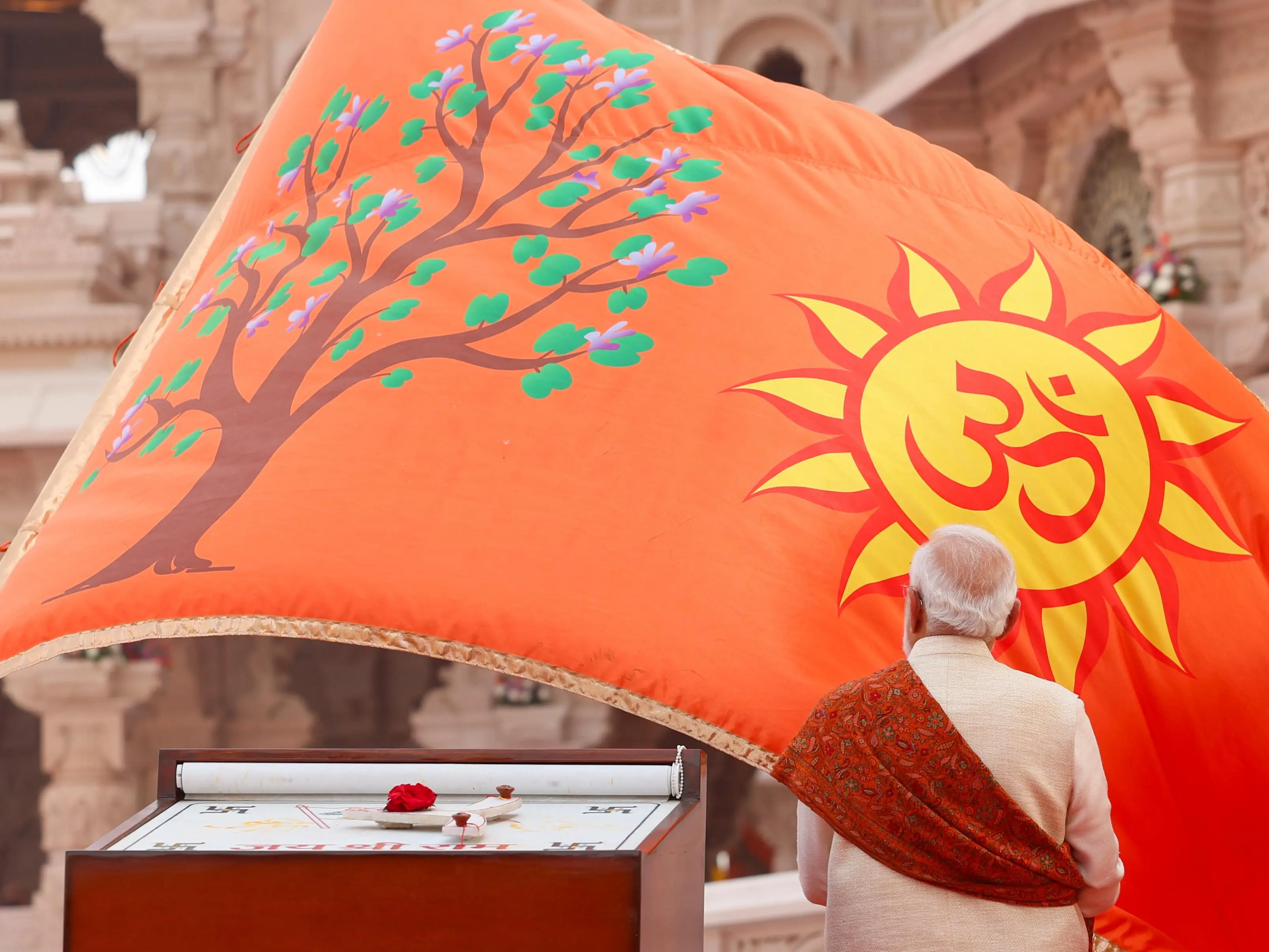 Ayodhya Ram Janmabhoomi Temple inauguration: What is the significance of Kovidara tree on Dharma Dhwaja? Explained Ayodhya Ram Janmabhoomi Temple inauguration: What is the significance of Kovidara tree on Dharma Dhwaja? Explained