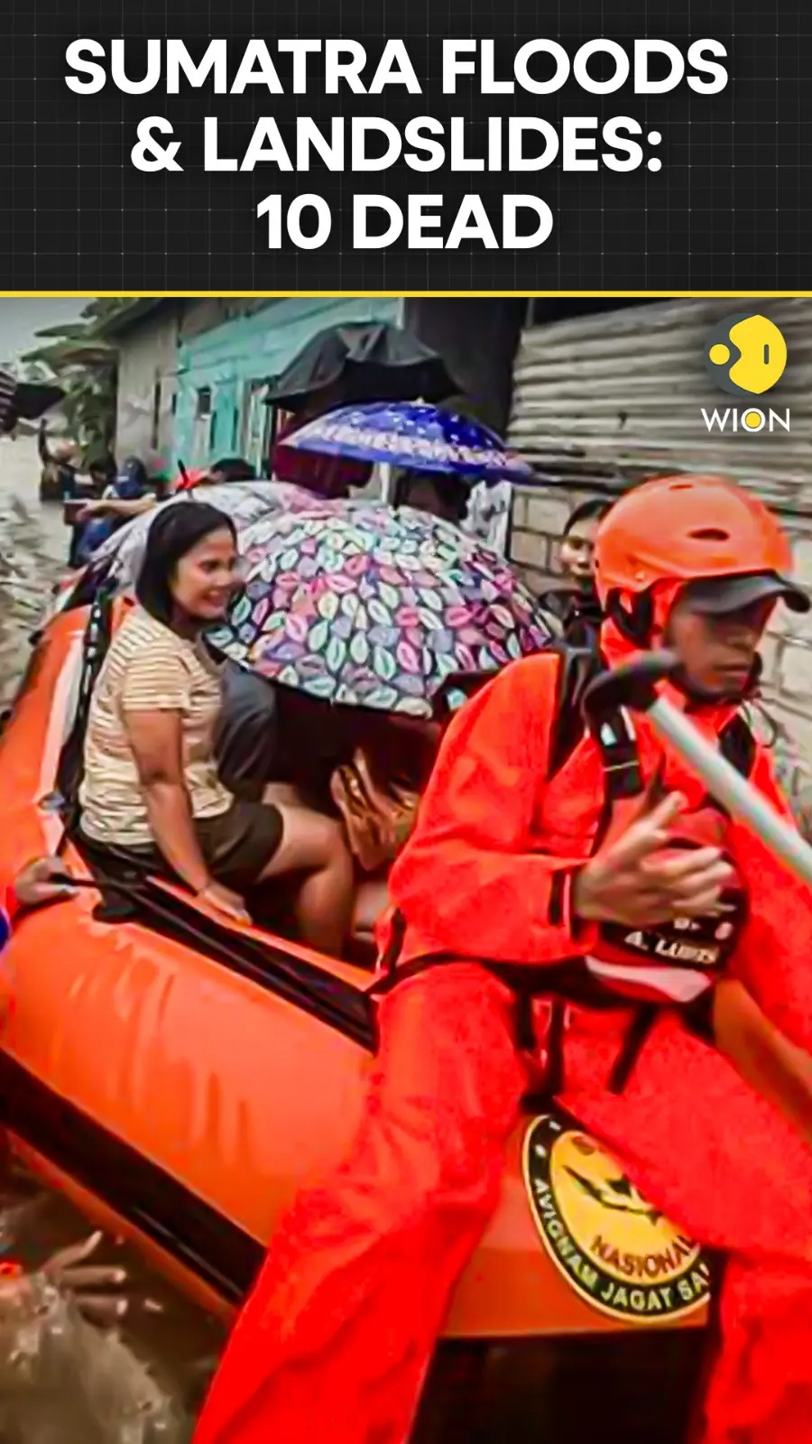 Landslides and Flash Floods on Indonesia’s Sumatra Island Leave at Least 10 Dead & 6 Missing