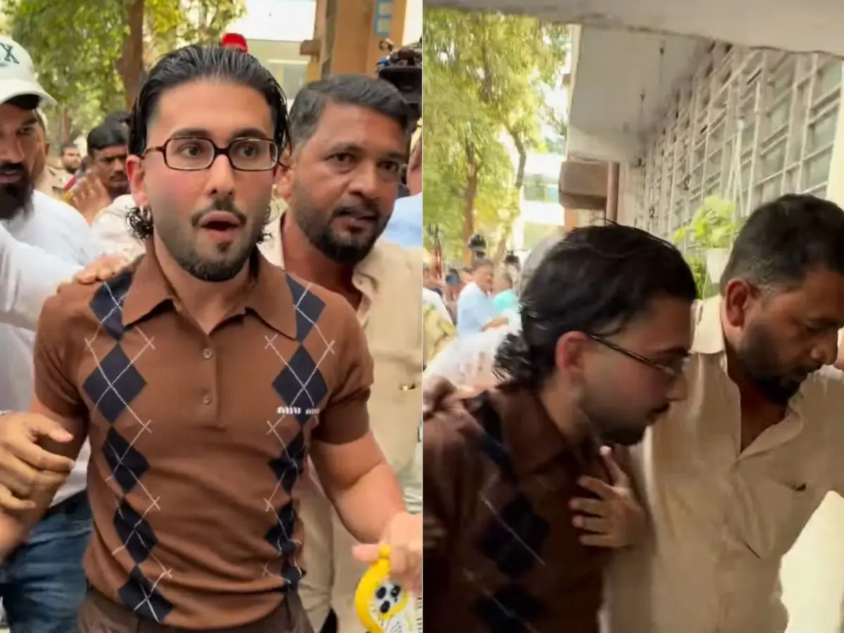 Orry appears for questioning in ₹252-crore drugs case, gets mobbed outside ANC office