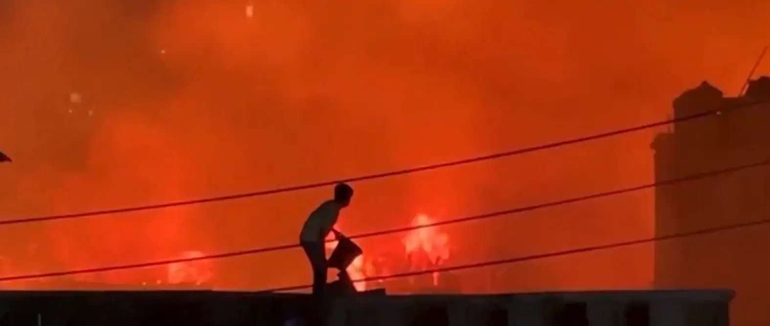 Over 1,500 homes destroyed, thousands left homeless as Bangladesh slum fire rages for 16 hours