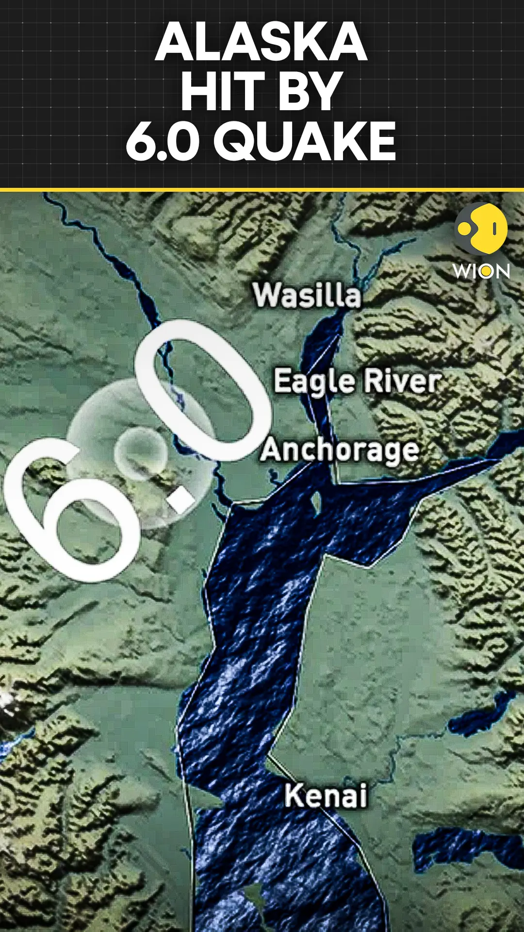6.0-Magnitude Earthquake Rocks the Anchorage Area of Alaska