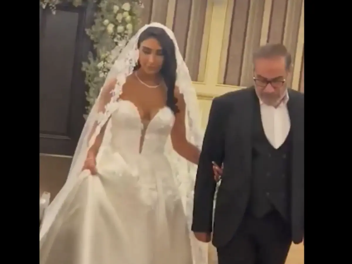 Netizens react as leaked video shows Iranian politician's daughter in low neckline gown: 'No offense but...' Netizens react as leaked video shows Iranian politician's daughter in low neckline gown: 'No offense but...'