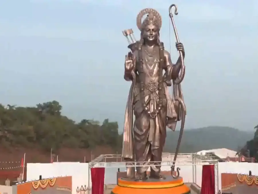 PM Modi inaugurates 77-feet-tall Lord Ram statue in Goa 3 days after hoisting Dharma Dhwaj in Ayodhya