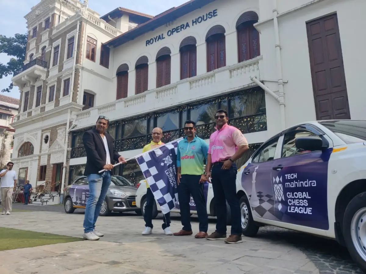 Global Chess League turns Mumbai into chessboard, flags off more than 1,000 chess-themed taxis, autos Global Chess League turns Mumbai into chessboard, flags off more than 1,000 chess-themed taxis, autos
