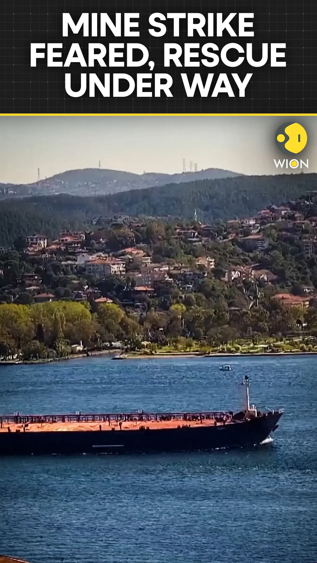 Tanker blast in Black Sea north of Bosphorus