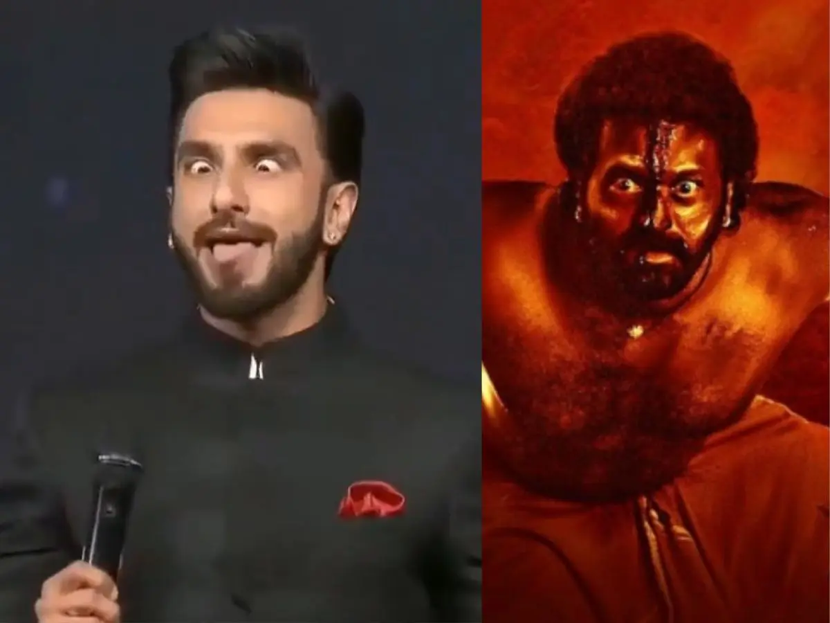 Ranveer Singh faces backlash for 'mocking' Rishab Shetty's Kantara scene; calls Daiva a 'female ghost' | Watch