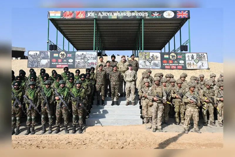 India and UK armies deepen ties as Ajeya Warrior-25 ends in Rajasthan India and UK armies deepen ties as Ajeya Warrior-25 ends in Rajasthan