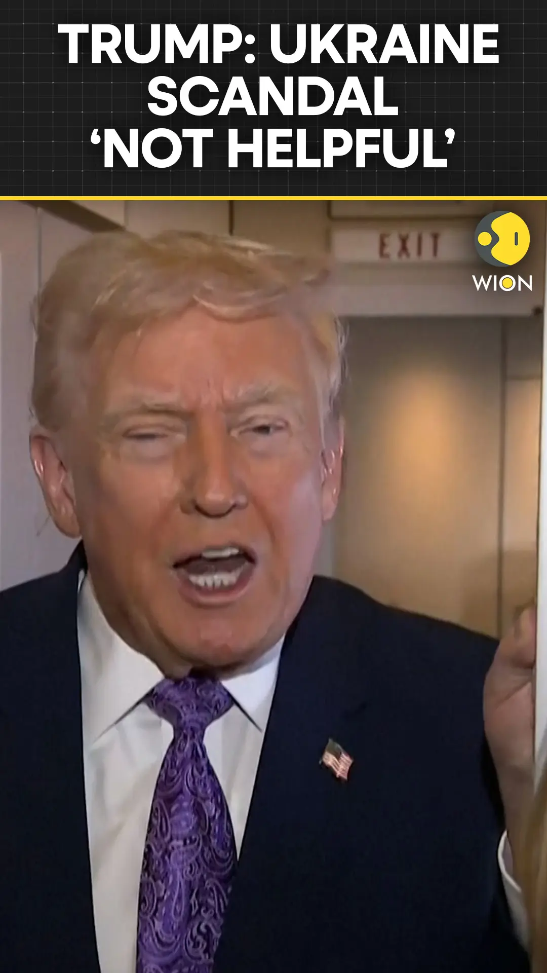 Trump Says Ukraine Corruption Scandal 'Not Helpful' Amid Talks to End War