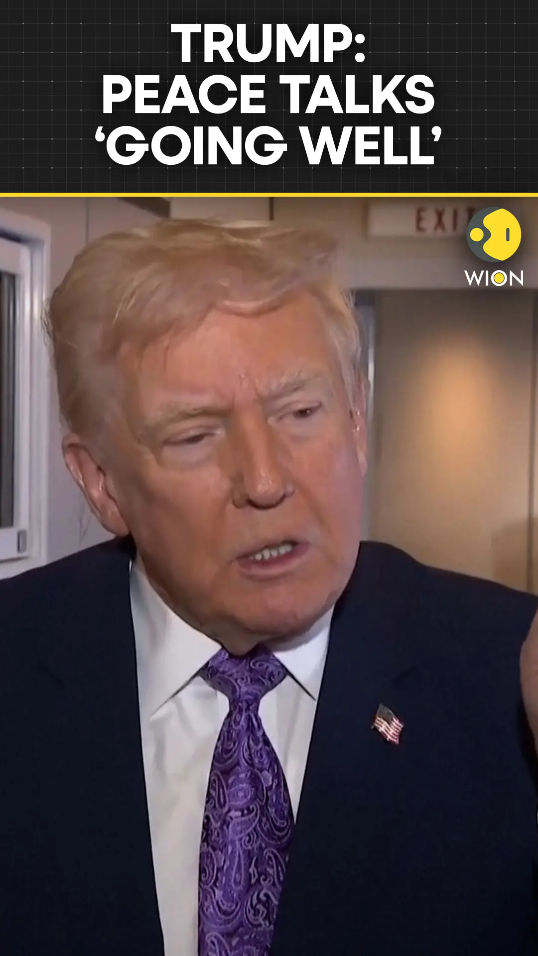 Trump Says Peace Talks "Going Along Well" After US Meeting With Ukrainian Officials