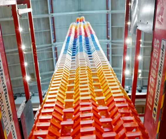 7. Tallest domino structure