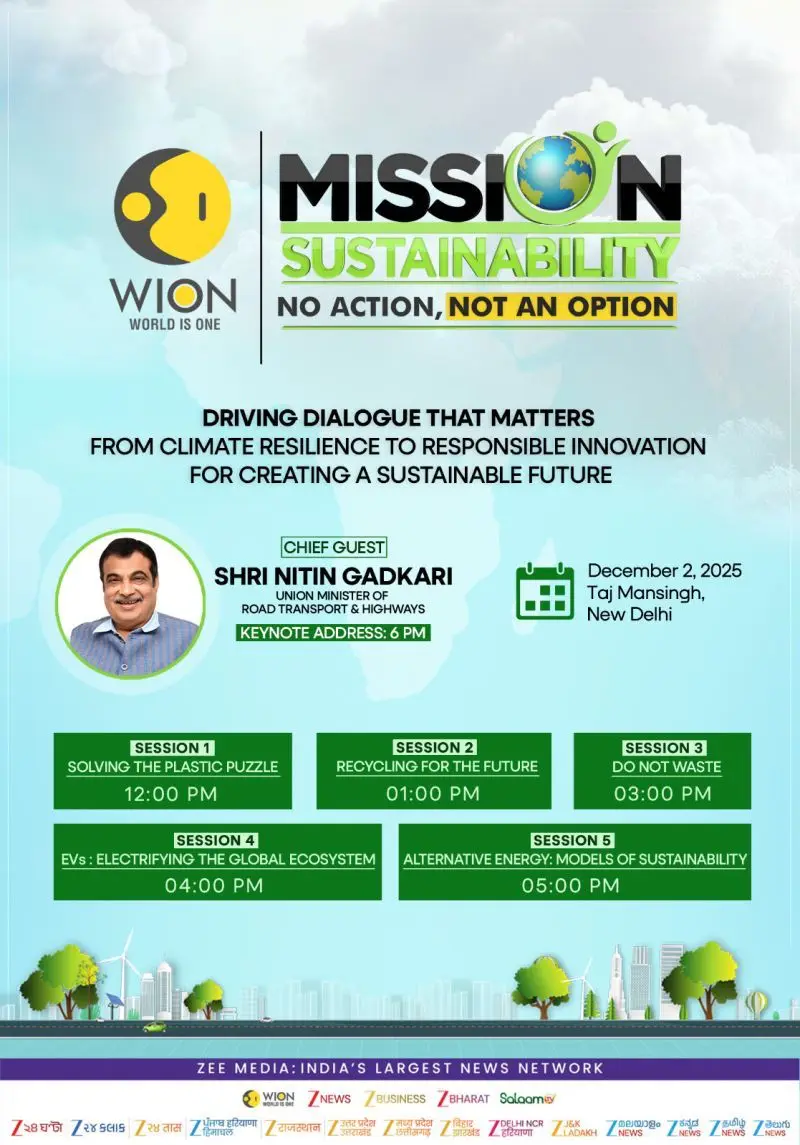 PLANET IS IN PERIL: No action is not an option. WION Sustainability Summit is LIVE NOW - Watch it here