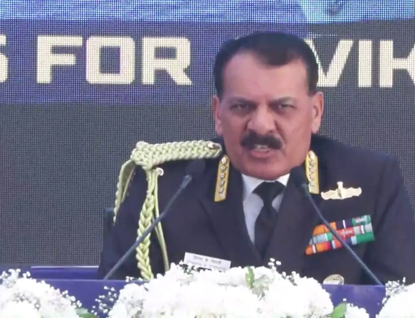 India’s Navy Chief Admiral Tripathi says Pakistan Navy didn’t dare leave port during Op Sindoor