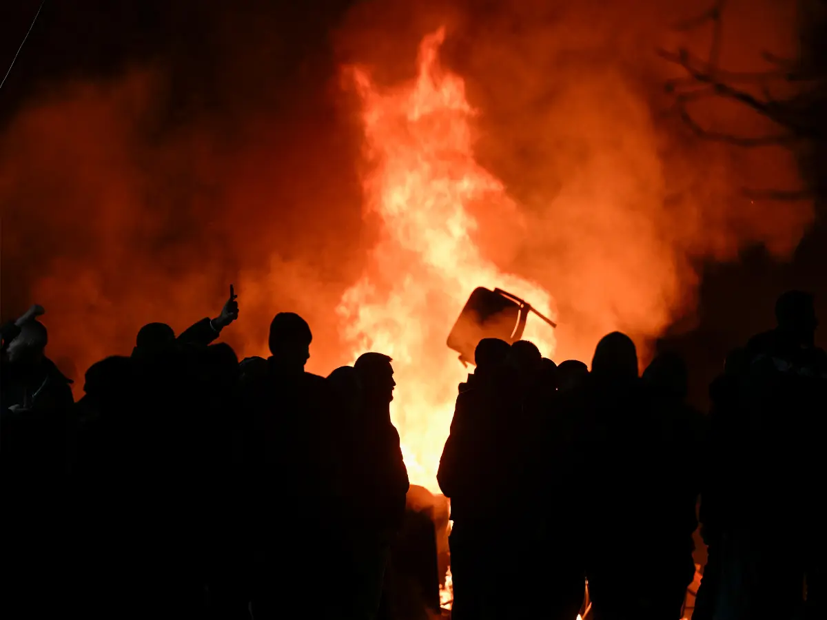 What is the reason for the protest?