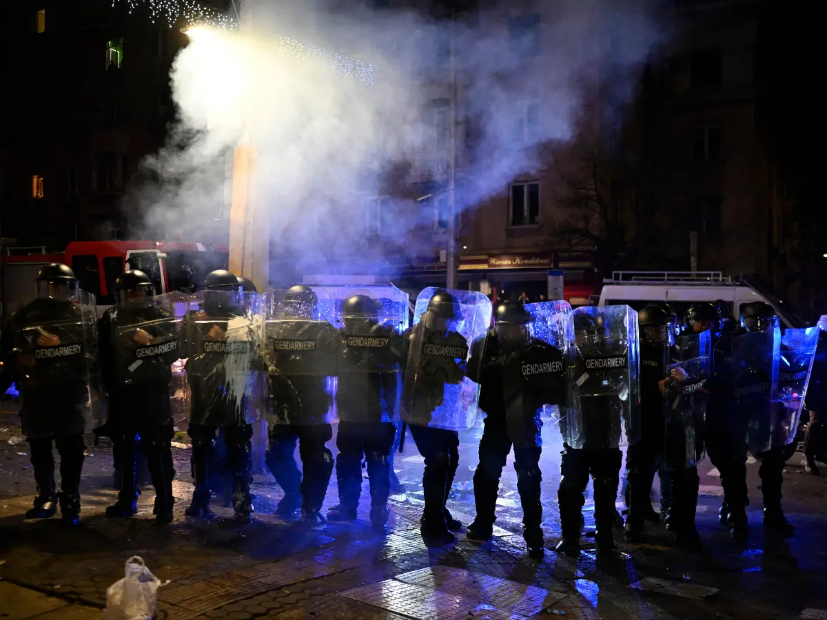 What triggered the massive protests?
