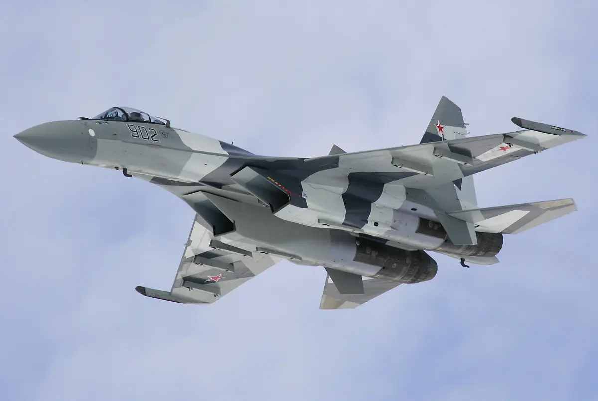 Su-35S - Mach 2.25, 3,400 km Radius Supermanoeuvrable Fighter