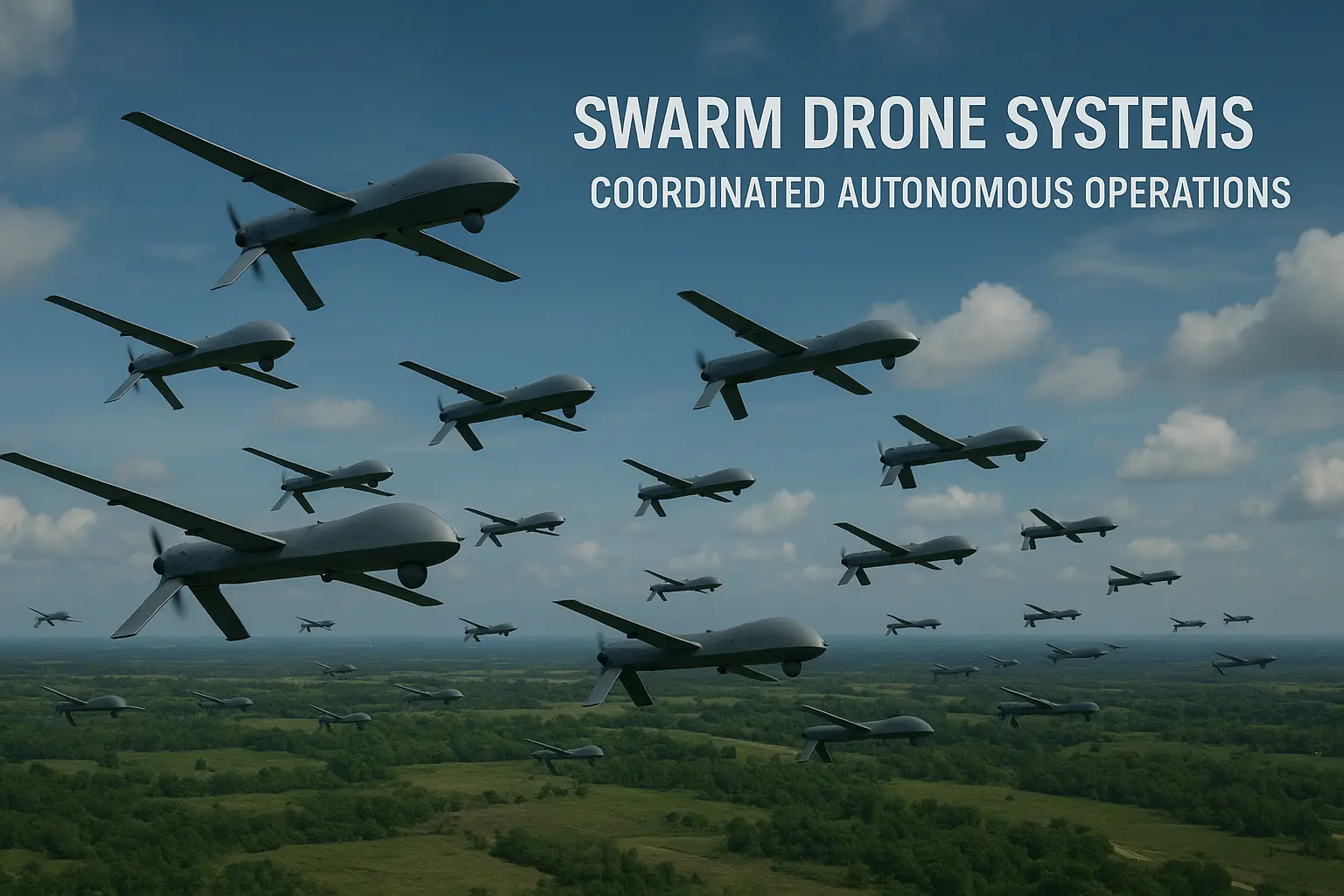 Swarm Drone Systems - Coordinated Autonomous Operations