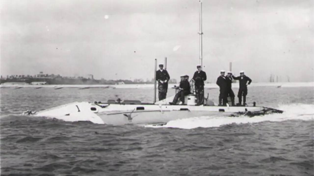 October 2, 1901: HMS Holland 1 Launches For Royal Navy