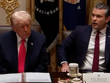 ‘What does the ‘SS’ stand for?’: Pete Hegseth mocked online for typo on namecard ‘What does the ‘SS’ stand for?’: Pete Hegseth mocked online for typo on namecard