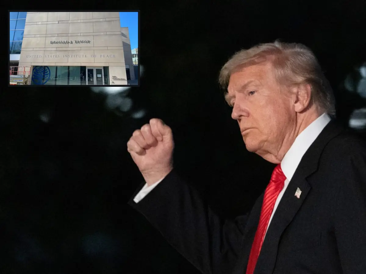 'Donald J. Trump Institute of Peace': Trump puts his name on USIP after trying to shut it down 'Donald J. Trump Institute of Peace': Trump puts his name on USIP after trying to shut it down
