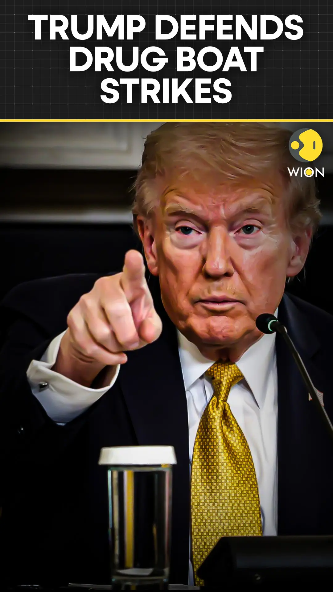 Trump Backs Drug Boat Strikes, Defends Actions