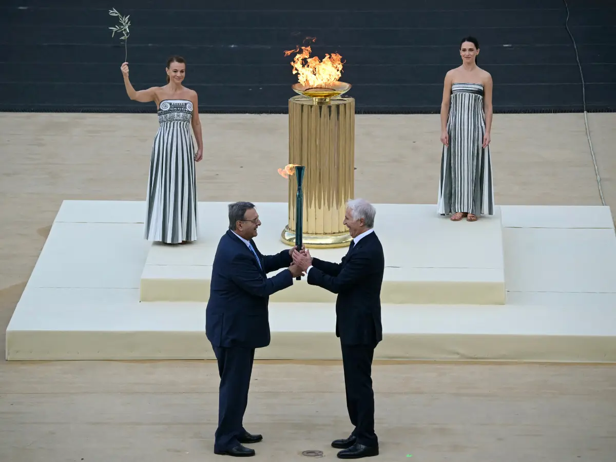2026 Winter Olympics flame lands in Italy 2026 Winter Olympics flame lands in Italy