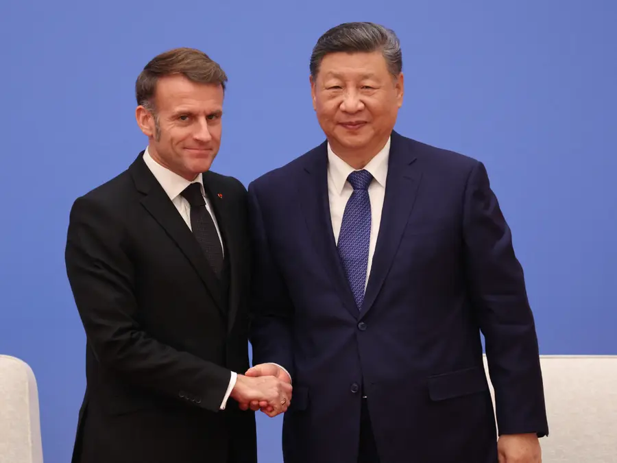 Macron urges China to push for peace, ‘balanced’ economic ties