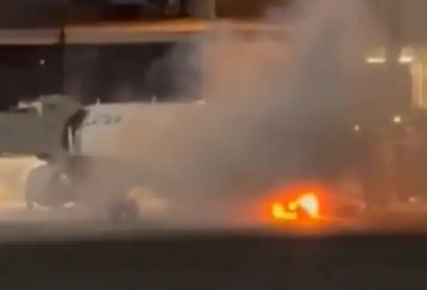 WATCH | Passengers flee smoke-filled plane at Brazil airport after it catches fire; no injuries reported
