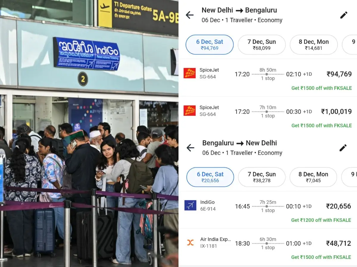 ‘Exploitation of passengers in distress’: Govt takes action against ‘unusually high airfares’ amid IndiGo crisis