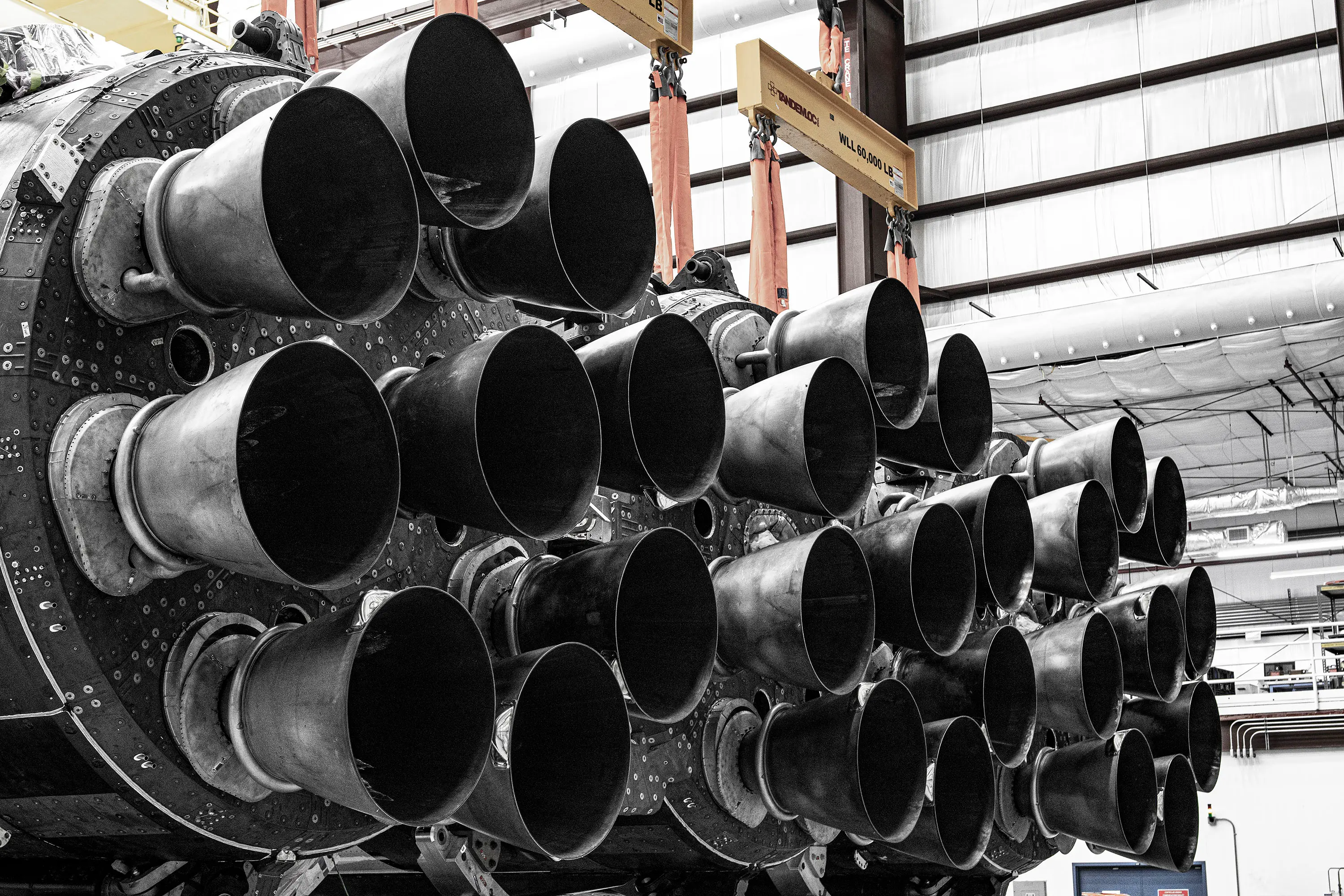 SpaceX Falcon Heavy - 5 Million Pounds Total Thrust