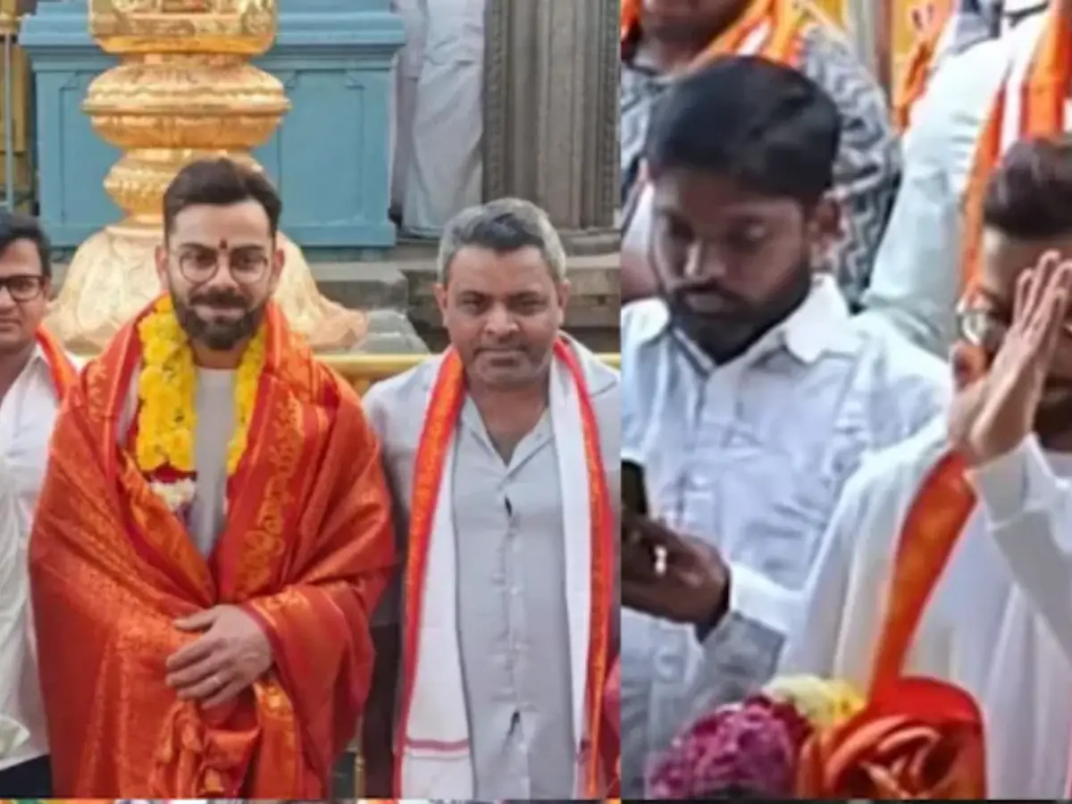 WATCH: Virat Kohli visits Simhachalam temple after stellar South Africa ODI series WATCH: Virat Kohli visits Simhachalam temple after stellar South Africa ODI series