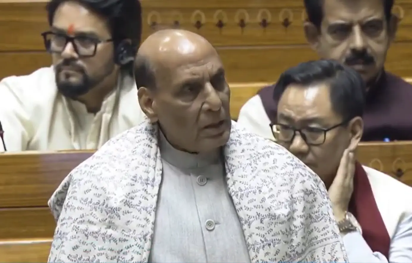 'How dare you?' Defence Minister Rajnath Singh erupts at opposition MPs in Lok Sabha amid 'Vande Mataram' row