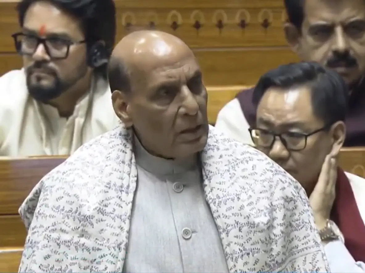 'How dare you?' Defence Minister Rajnath Singh erupts at opposition MPs in Lok Sabha amid 'Vande Mataram' row 'How dare you?' Defence Minister Rajnath Singh erupts at opposition MPs in Lok Sabha amid 'Vande Mataram' row