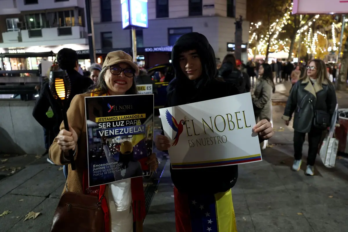 Nobel-press conference cancellation fuels uncertainty over Machado’s whereabouts