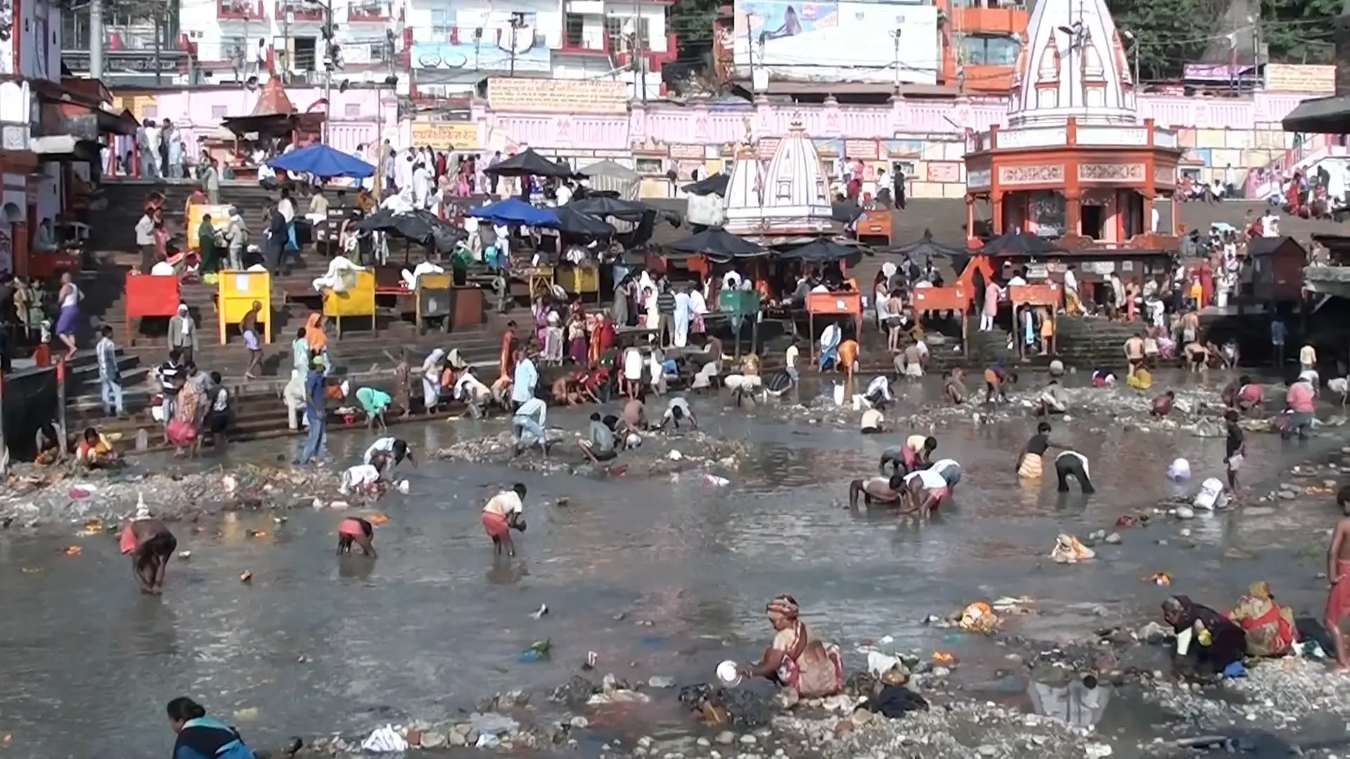 Ganges River India - 1,200 Million Litres Sewage Daily