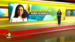 Venezuela's opposition leader Maria Corina Machado given Nobel Peace Prize
