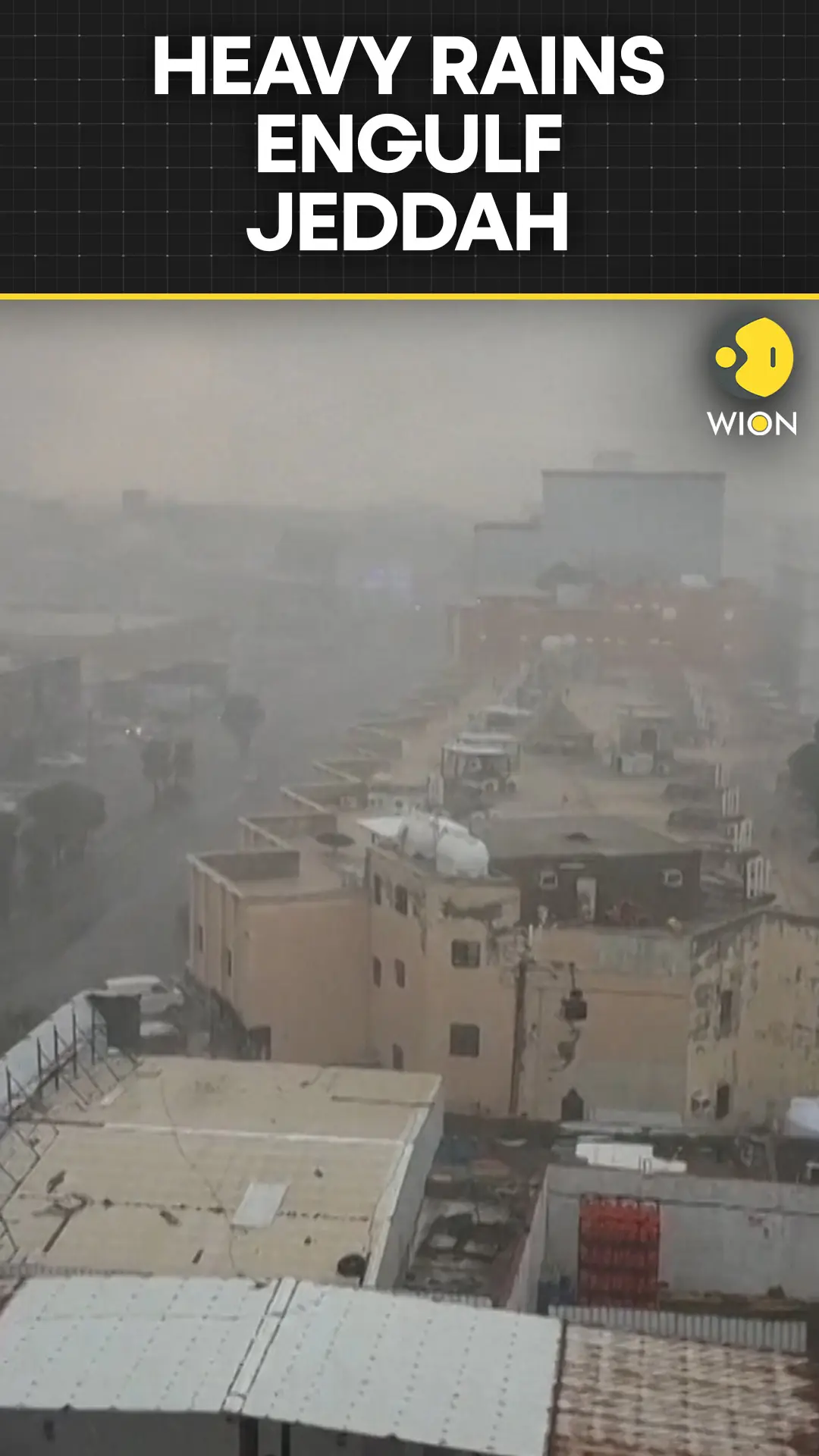 Saudi Arabia on Red Alert as Cyclone-Like Storm Floods Jeddah Streets