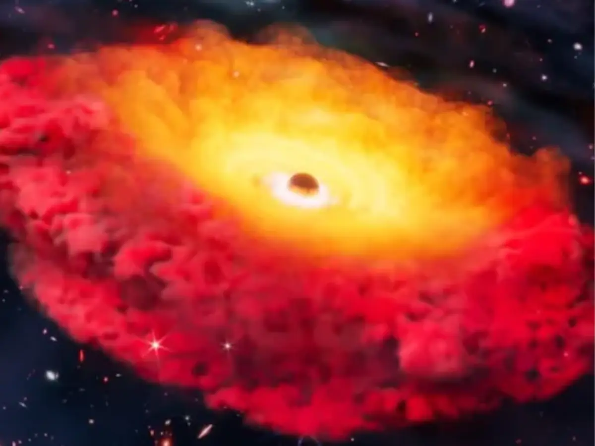 Supermassive black hole born soon after Big Bang