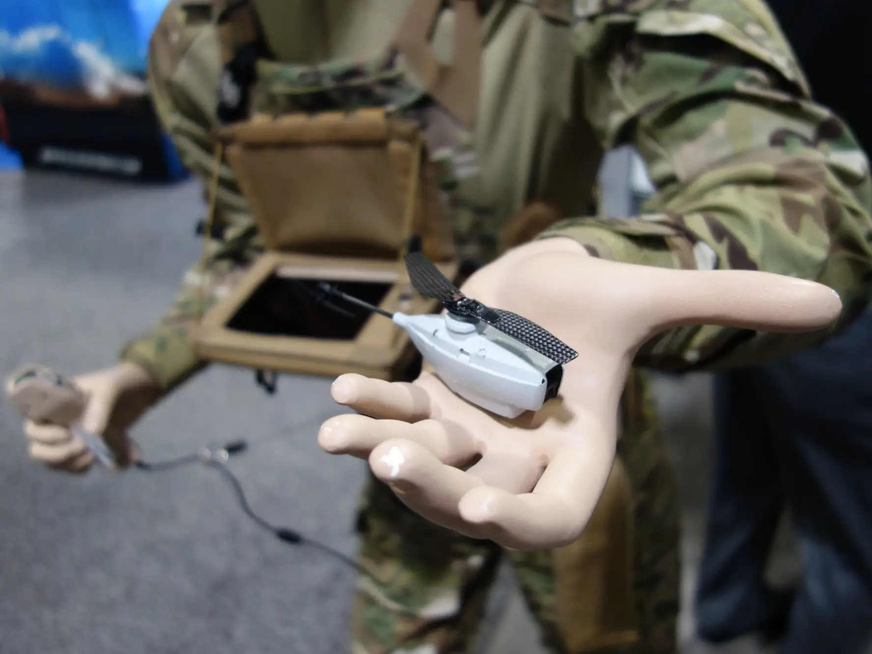 Meet Black Hornet! A spy helicopter that can fit in the palm of your hand