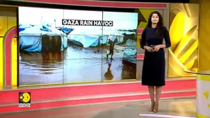 Gaza Families Face New Threat: Torrential Rain Floods Tents