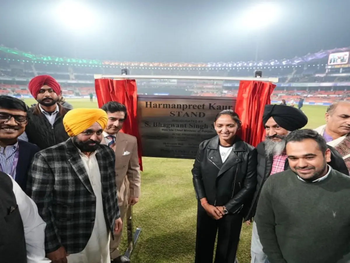 Historic honour in Mullanpur as stands named after Harmanpreet Kaur and Yuvraj Singh Historic honour in Mullanpur as stands named after Harmanpreet Kaur and Yuvraj Singh