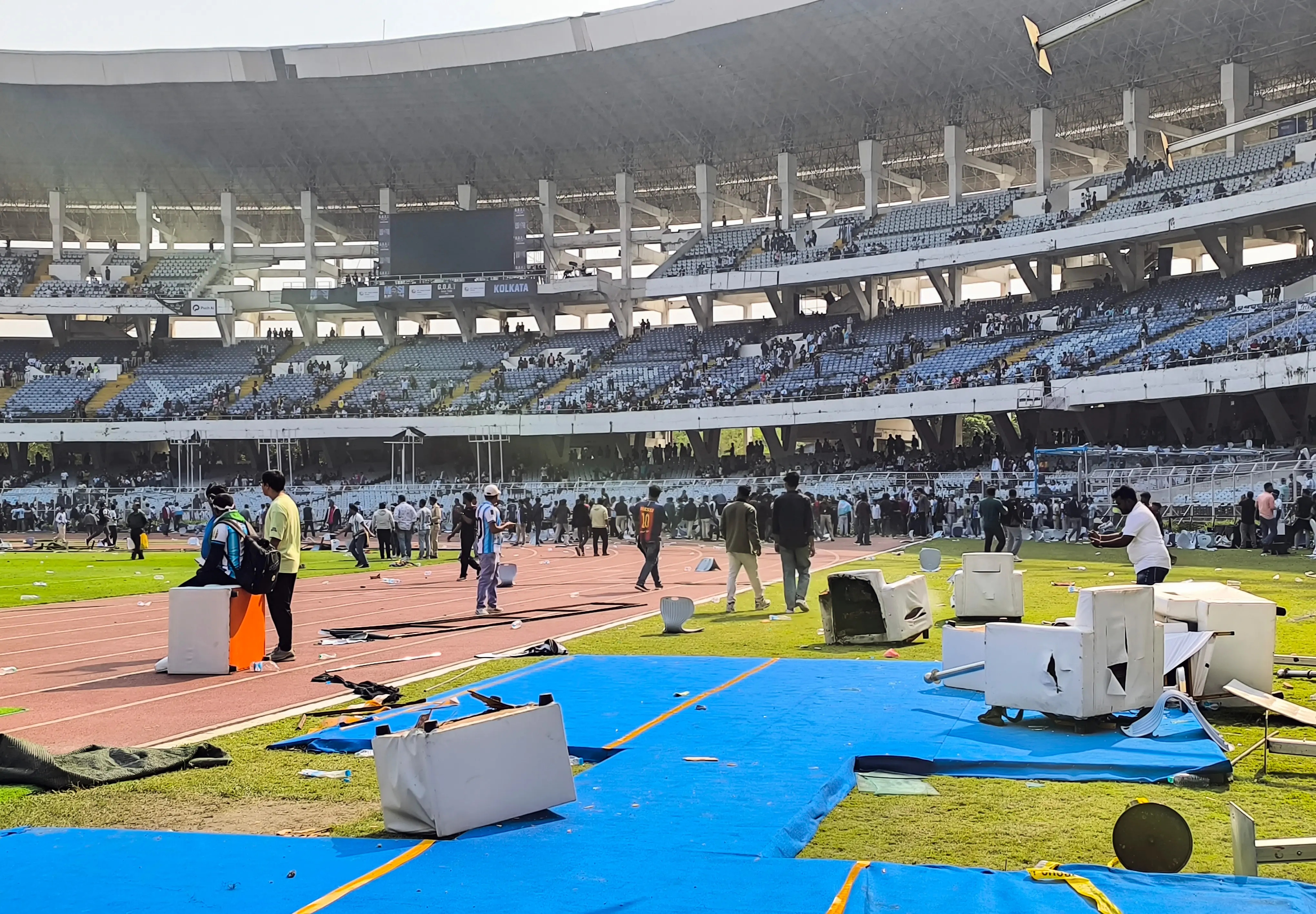 'Stop shedding crocodile tears': BJP attacks TMC after Messi's Kolkata appearance ends in chaos