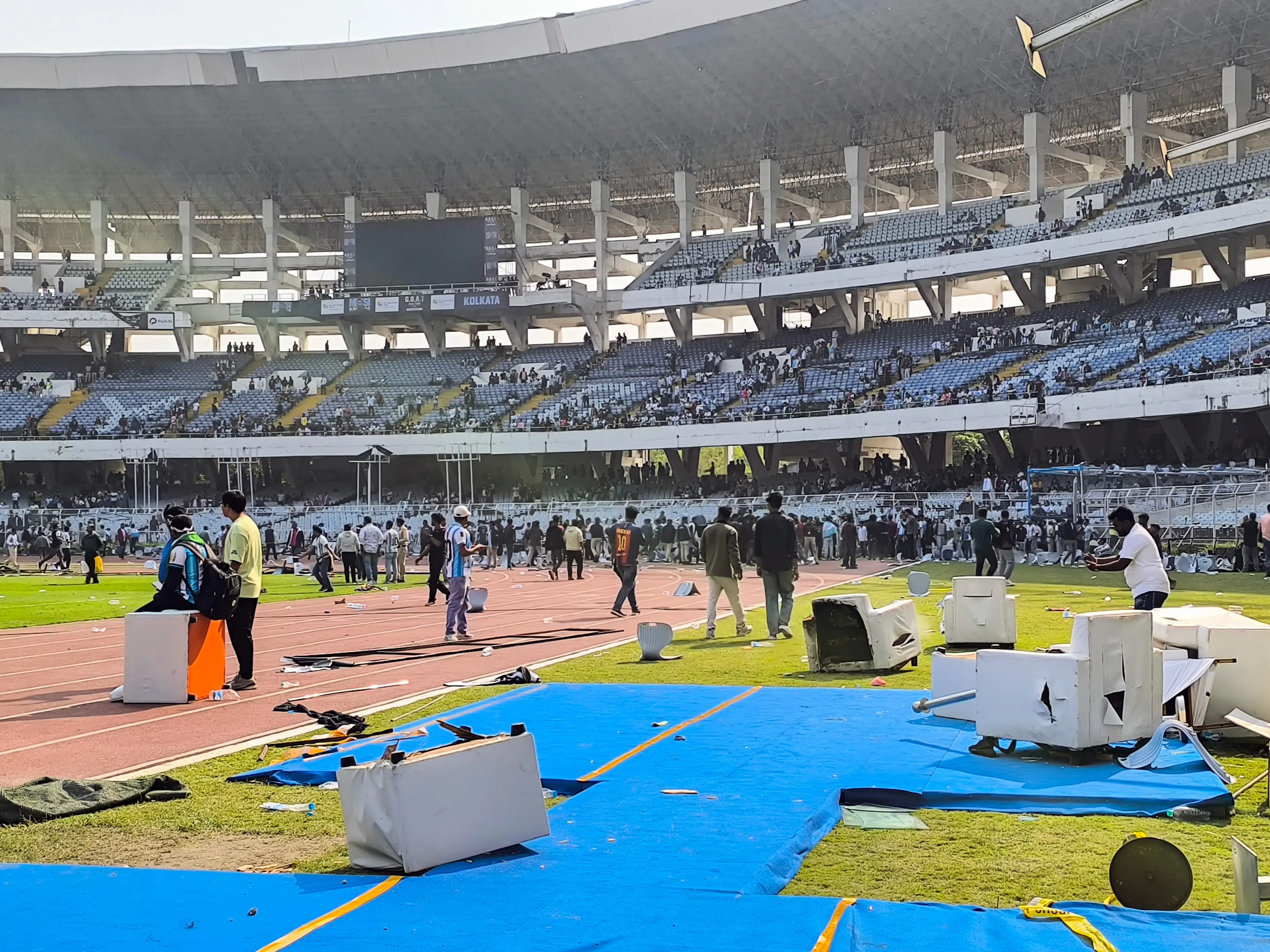 'Stop shedding crocodile tears': BJP attacks TMC after Messi's Kolkata appearance ends in chaos 'Stop shedding crocodile tears': BJP attacks TMC after Messi's Kolkata appearance ends in chaos